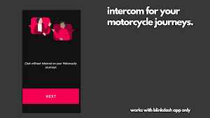BlinkPillion - Intercom for Motorcycles Screenshot 0