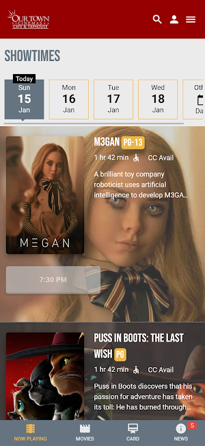 Our Town Cinemas Screenshot 2