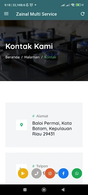 Zainal Multi Service Screenshot 2