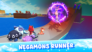 Negamons Runner: Pocket Battle Screenshot 0