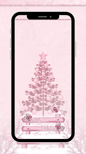Pink Christmas Wallpapers Screenshot 3