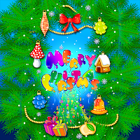 MerryChrismtas Party-Wallpaper