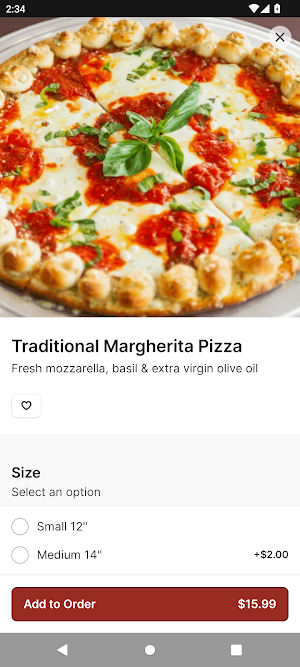 Champions Pizza & Restaurant Screenshot 2