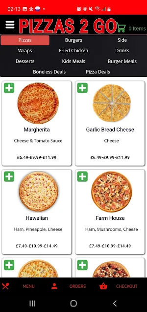 Pizzas 2 Go Screenshot 0