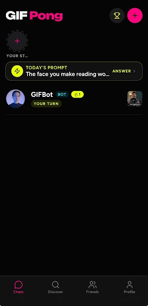 GifPong Messenger Screenshot 3