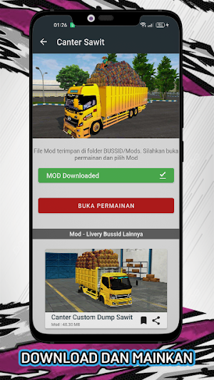 Mod Bussid Sawit Muatan 2024 Screenshot 3