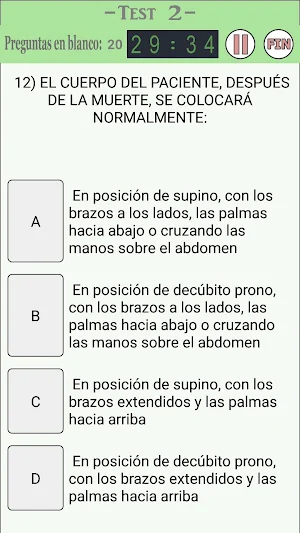 TestOpos Auxiliar Enfermeria Screenshot 3