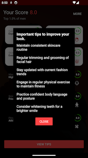 MaxLook: Looksmaxxing AI PRO Screenshot 2