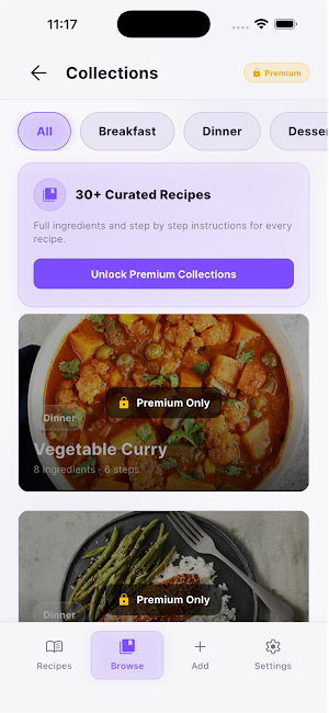 Recipe Vault Screenshot 0