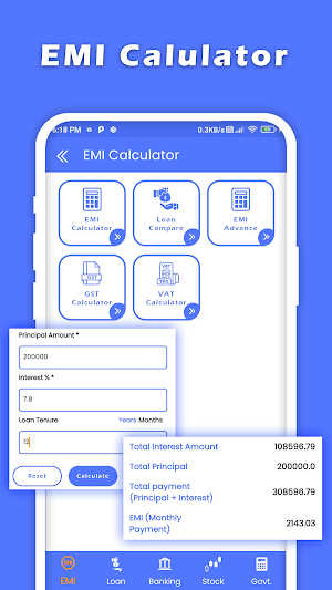 EMI Calculator 2024 Screenshot 0