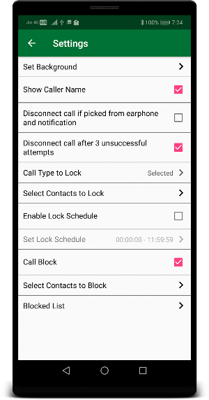 Incoming Call Lock Screenshot 3