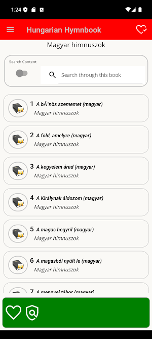 Hungarian Christian HymnBook Screenshot 0