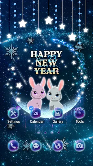 Happy New Year - Wallpaper Screenshot 0