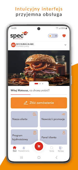 B2B Spec Food Service Screenshot 2