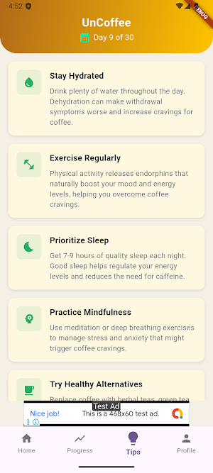 UnCoffee: Coffee Detox Quest Screenshot 3