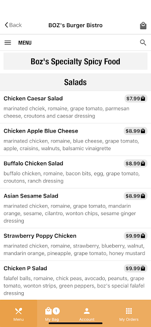 Boz's Burger Bistro Screenshot 1