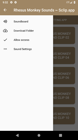 Rhesus Monkey Sound Collections ~ Sclip.app Screenshot 3