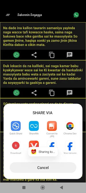 Sakonnin Soyayya Masu Dadi Screenshot 3