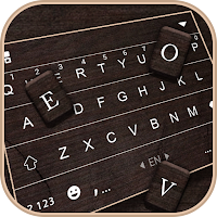 Grey Wood Keyboard Background
