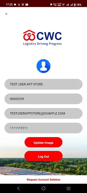 CWC - Attendance Application Screenshot 3