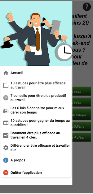 Conseilles pour être efficace Screenshot 3