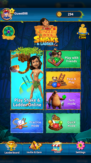 Snake and Ladders Jungle Book Screenshot 0
