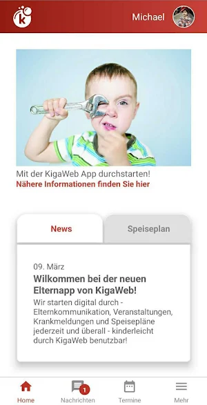KigaWeb Screenshot 1
