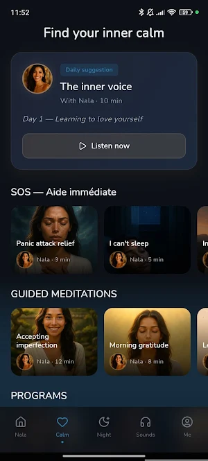 Nala - Sleep & Meditation Screenshot 1