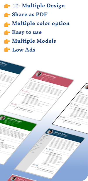 Make Resume - Resume Builder Screenshot 1
