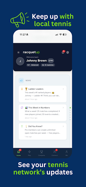 RacquetUp: Find Tennis Nearby Screenshot 0