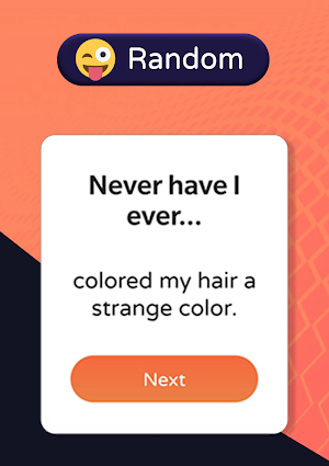 Never Have I Ever Game - For your next Houseparty Screenshot 1