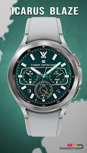 SPRAK Icarus Blaze Watch Face Screenshot 3