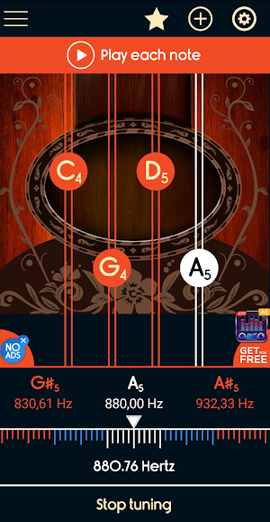 Mandolin Tuner Screenshot 0