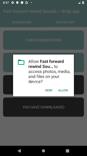 Fast forward rewind Sound Collections ~ Sclip.app Screenshot 1