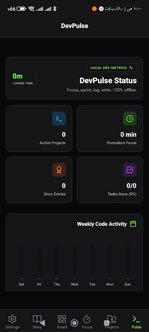 DevPulse Screenshot 0