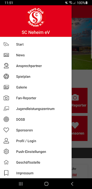 SC Neheim e.V. Screenshot 2
