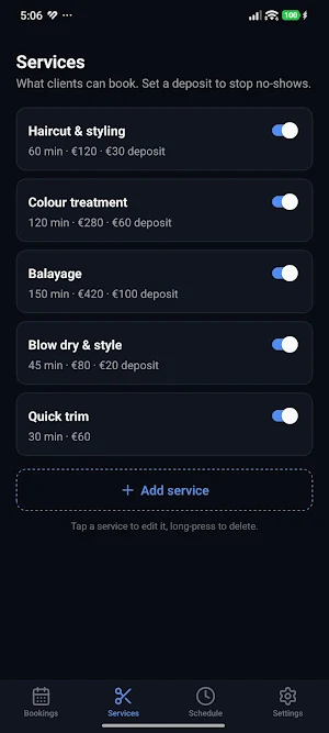 BookProof: Bookings & Deposits Screenshot 3