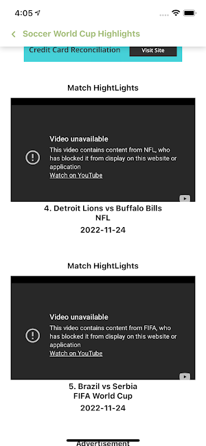 Soccer Highlights – Fast Video Screenshot 2