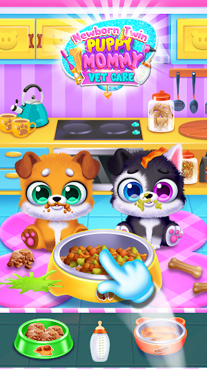 Newborn Puppy & Mommy Dog Pet Salon Doctor Daycare Screenshot 3