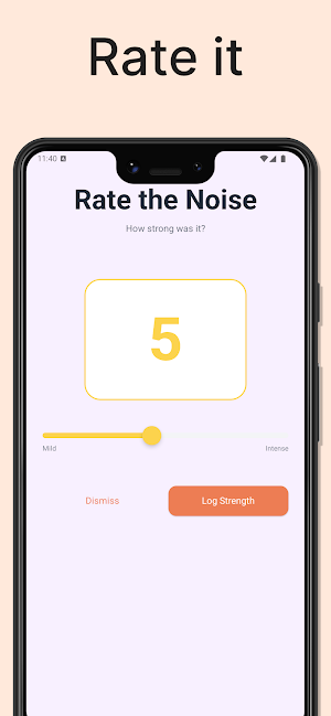 Easy Food Noise Tracker Tool Screenshot 1