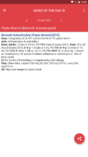 Clinicians Drug Reference 2016 Screenshot 3