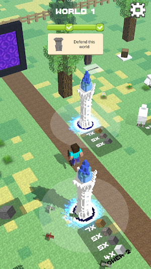 Crafty Town - Mine & Defense Screenshot 0