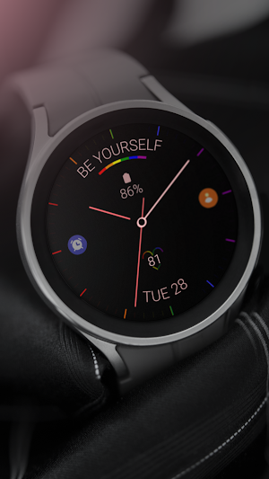 Minimal Rainbow watch face Screenshot 3