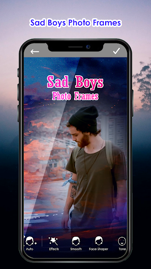 Sad Boys Photo Editor Frames Screenshot 2
