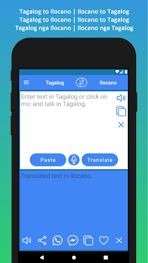 Tagalog to Ilocano Translation Screenshot 0