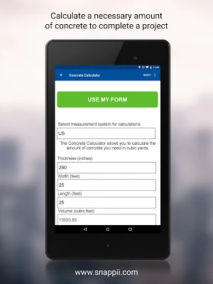 Construction Calculator Screenshot 3