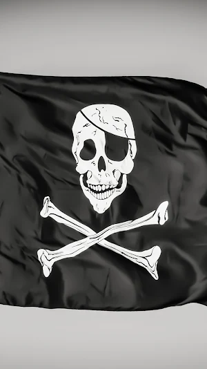 pirate flag wallpaper Screenshot 0