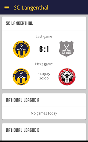 SC Langenthal Screenshot 1
