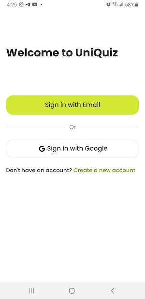 UniQuiz Screenshot 0