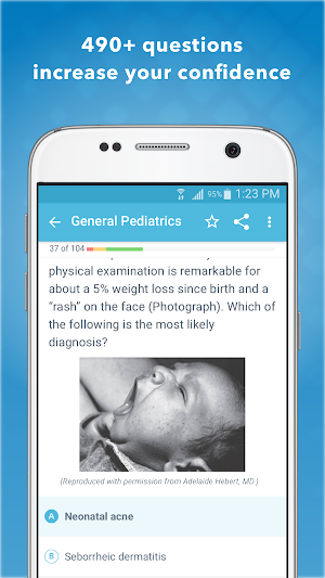 Pediatrics PreTest for USMLE Screenshot 1